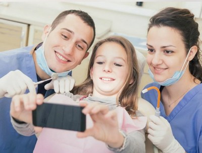 Take a picture with the patient
