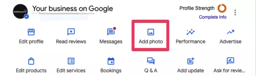 Photos and Videos in the Google My Business profile